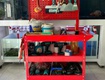 Xe đẩy 3 ngăn bảng treo khay nhựa