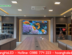 Thi công màn hình led p1.86 tại phòng họp nhà máy thép việt...