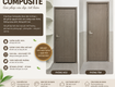 Cửa nhựa composite    giải pháp cửa đẹp, tiết kiệm 