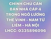 Chính chủ bán nhà cấp 4 tring ngõ đường ĐƯỜNG LƯƠNG THẾ VINH, NAM TỪ LIÊM, HÀ NỘI...