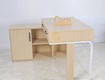 Bàn Nhân Viên Gỗ Công Nghiệp MDF Phủ Melamine Màu Vàng 