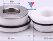 Vòng sứ d32/m14 đến từ ngọc việt cnc 