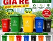 Chuyên bỏ sỉ lẻ thùng rác nhựa 120l 240L giá rẻ tại vĩnh long  hàng chất lượng...