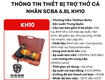 Scba 6.8l kh10 thiết bị bảo hộ hô hấp đáng tin cậy