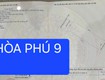 Bán đất mặt tiền đường hòa phú 9   vị trí đẹp  đường...