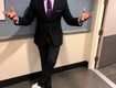 Suit Xanh Kẻ Ô Phối Sneaker Cực Chất 