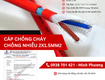Cáp chống cháy chống nhiễu 2x1.5mm2 chính hãng đà nẵng, hà nội, quảng ngãi