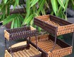 Khay để đồ mây nhựa
