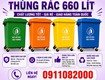 Nhà cung cấp thùng rác 120L 240L 660L giá rẻ nhất  thùng rác siêu bền  lh...