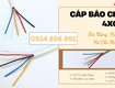 Cáp báo cháy 4x0.22mm tại bình phước, bình thuận chiết khấu tốt...