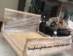 Giường ngủ mây tre đan hiện đại