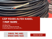 Cáp tín hiệu rs485 18awg 1 pair altek kabel tại đà nẵng, bình định, khánh...
