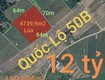 Bán lô đất lúa hai mặt tiền quốc lộ 50b giá 12 tỷ 