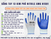 Găng Tay 13 Kim Phủ Nitrile GMG N1501   Chống dầu, bám tốt và linh hoạt khi...