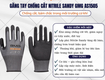 Găng Tay Chống Cắt Nitrile Sandy GMG AS1505 