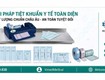 Giải pháp tiệt khuẩn y tế toàn diện 