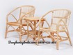 Bàn ghế mây phòng ngủ 