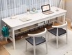 Bàn làm việc 2 người gỗ tự nhiên hiện đại rất được ưa chuộng