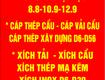 Bulông lỗ nêm chì, bulông lỗ kẹp chì m8x25 hà nội 0968521058 bu lông thanh...