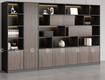 Tủ hồ sơ gỗ mdf kết hợp kệ mở trang trí hiện đại