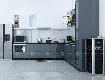 Tủ Bếp Chữ L Gỗ Công Nghiệp An Cường Phủ Acrylic 