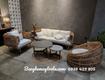 Bàn ghế sofa mây nhựa tổ yến