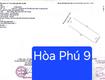Bán đất đường 7,5m đường hòa phú 9  gò nảy 6    rẽ nhất thị...