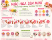 Bí quyết móc hoa len mini 5 cánh siêu nhanh và đáng yêu cho người...