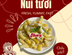 Nui tươi slurp nui mềm dai, thơm ngon, dễ chế biến ...