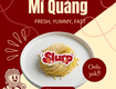 Mỳ quảng tươi slurp sợi mì quảng dai mềm, đậm đà hương vị...
