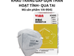 Khẩu trang VIAN 9541   Gấp gọn, than hoạt tính, quai qua tai 