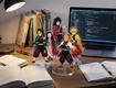 TOÀN QUỐC  Standee Mica EDDA Kimetsu No Yaiba Chibi   Động Lực Chạy Deadline 
