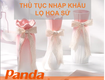 Thủ tục nhập khẩu lọ hoa sứ