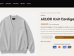 Aelor knit cardigan   áo cardigan len mỏng tối giản cho mọi phong cách...