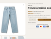 Timeless classic jeans   quần jean form suông trẻ trung, dễ phối đồ 