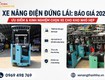Xe nâng điện đứng lái: giải pháp cho kho hẹp và kệ cao