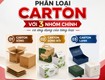 Tway chuyên sản xuất thùng carton, hộp giấy, túi giấy theo yêu cầu