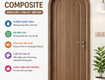 Cửa vòm composite nâng tầm không gian sống