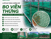 Lưới an toàn cản vật rơi bo viền thừng