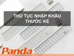 Thủ tục nhập khẩu thước kẻ
