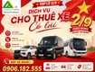 Xe có lái dịp 2/9 đón tận nơi, đi tận chỗ tại hải...