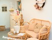Sofa mây tự nhiên tay cuộn