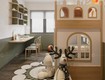 Giường tầng kiểu ngôi nhà nhỏ đẹp cho bé 