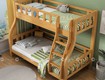 Giường tầng gỗ tự nhiên chắc chắn cho bé 
