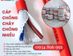 Cáp chống cháy chống nhiễu 2x2.5 mm2 giao ngay hà nội, bắc ninh, hưng yên....