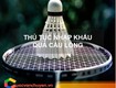 Thủ tục nhập khẩu quả cầu lông 