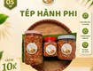 Topping Số 05 Tép Hành Phi   Tép Hành Phi Giòn Thơm Ăn Vặt Bánh Tráng Chỉ...