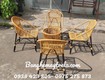 Bàn ghế ban công giả mây 