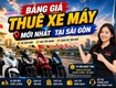 Thuê Xe Máy TPHCM Giải Pháp Di Chuyển Tiết Kiệm 