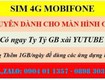 Cung cấp sỉ lẻ sim 5G mobifone cho màn hình oto 